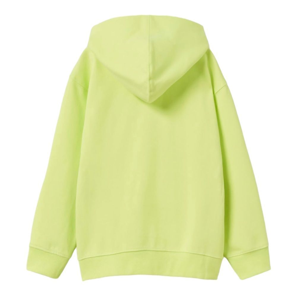 Zara Kids Bright Yellow Athletic Hoodie with Side Zippers NWT 13-14Y - Picture 3 of 5